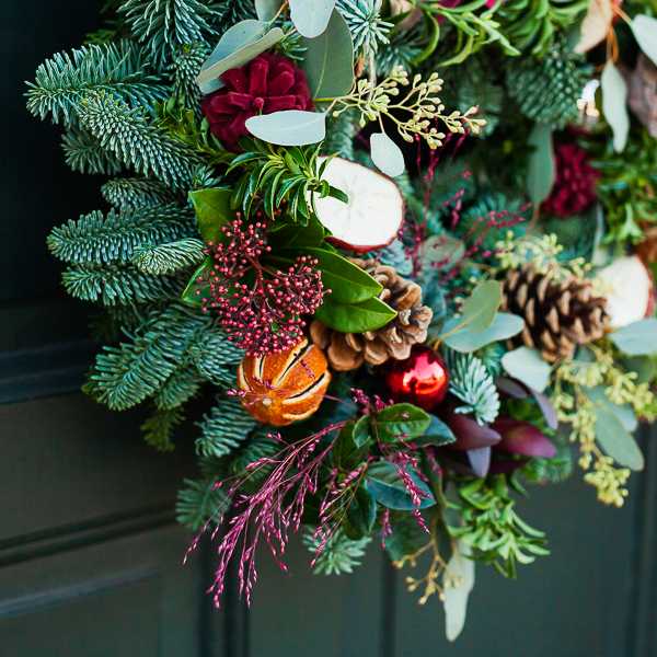 christmas wreath dublin florists