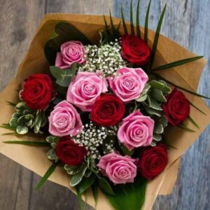 red pink rose Flowers for Delivery in Dublin