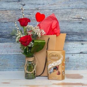Flowers and Chocolates for Valentine's Day