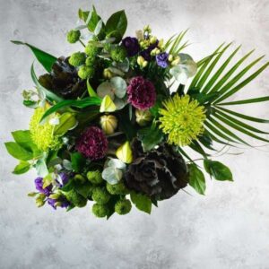 pretty in purple bouquet oasis florist